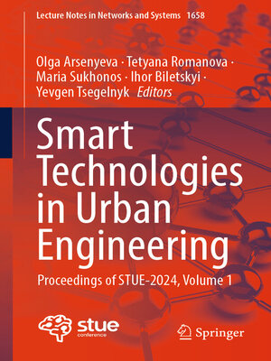 cover image of Smart Technologies in Urban Engineering